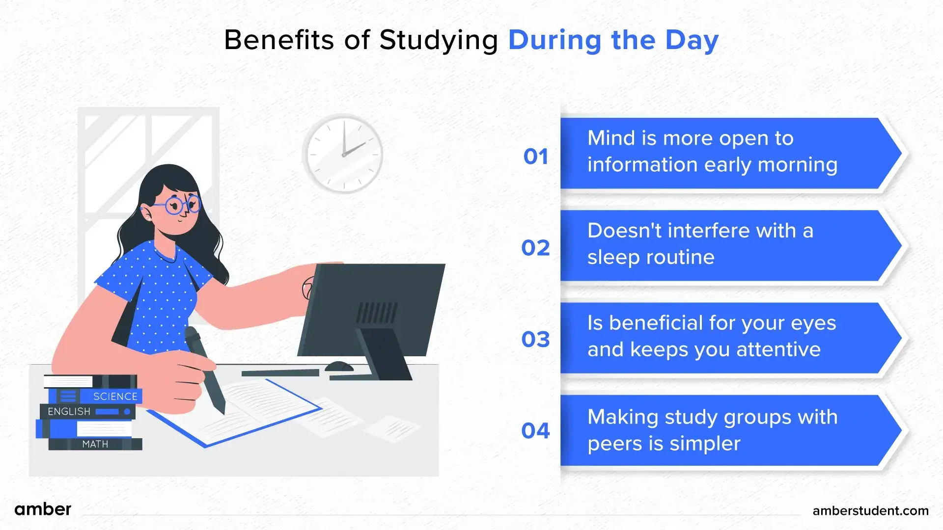 The Best Time to Study Morning, Afternoon, or Night! Amber